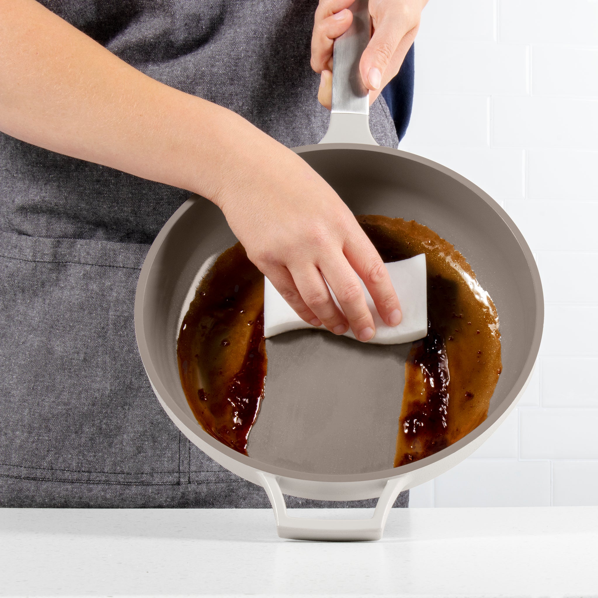 Grease easily coming off the The Pan by Perco