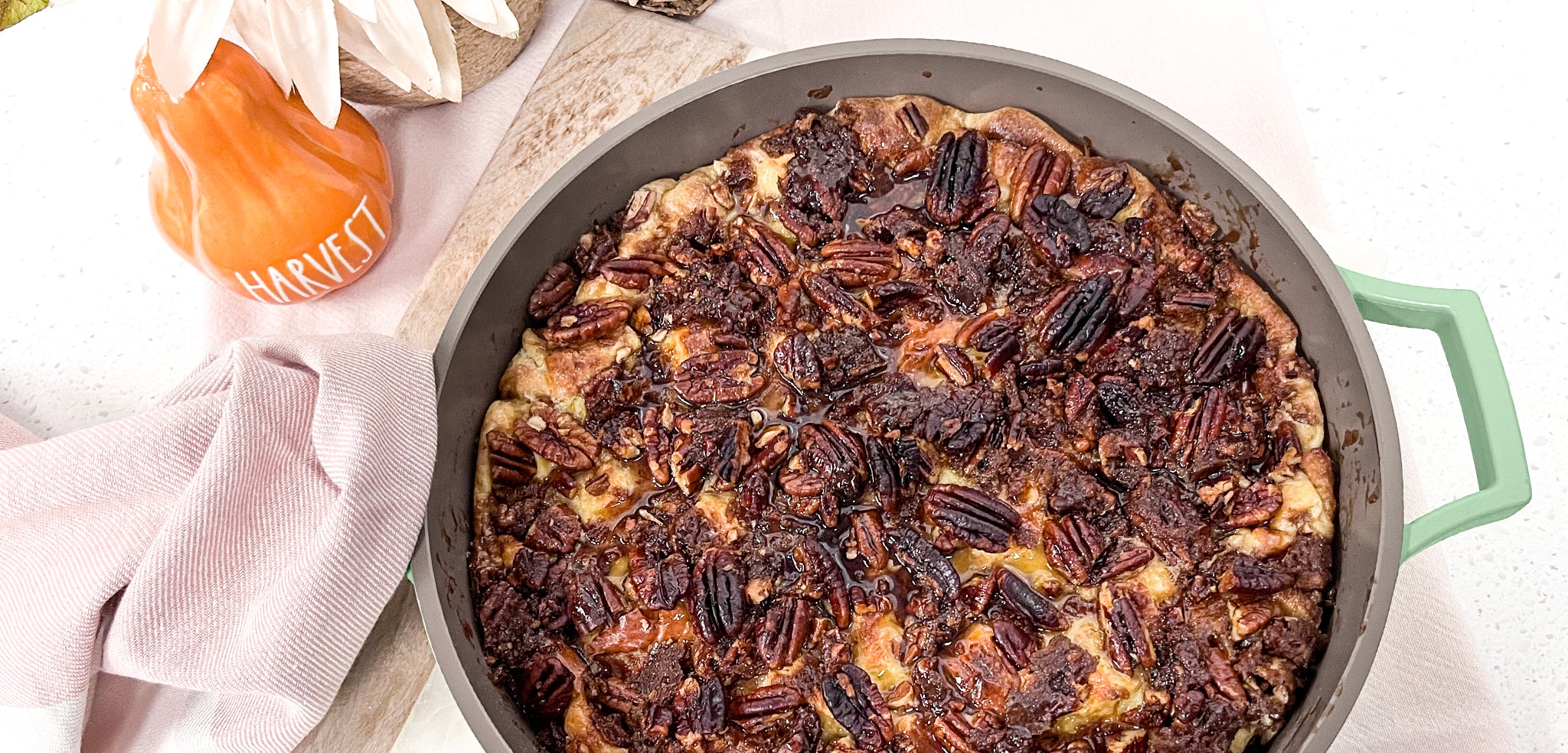 Pecan French Toast in The Cool Willow Pan 