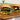 Portobello Mushroom Burgers on a serving board with the cool willow pan by perco in the background